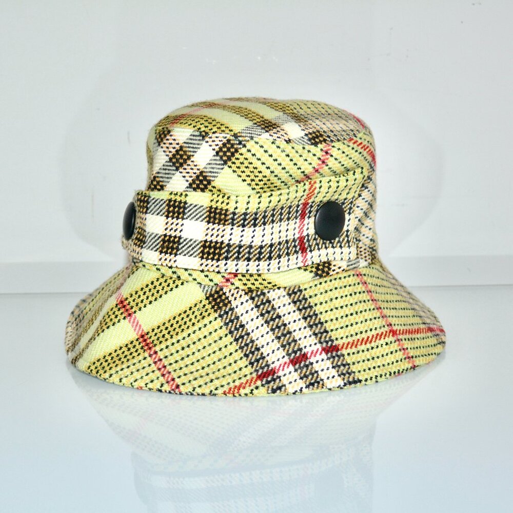 NWT AUTHENTIC BURBERRY WOOL BUCKET HAT